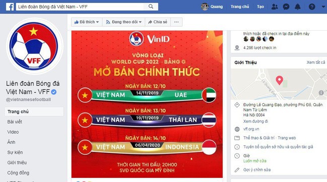 Bắt đầu bán vé các trận bóng đá giữa Đội tuyển Việt Nam với các đội còn lại trên sân Mỹ Đình từ ngày 12/10 - Ảnh 1.