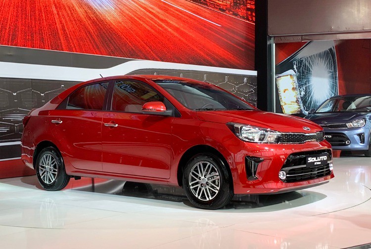 Kia Soluto trong lần ra mắt tại Đà Nẵng, tháng 9/2019. Ảnh: Đức Huy