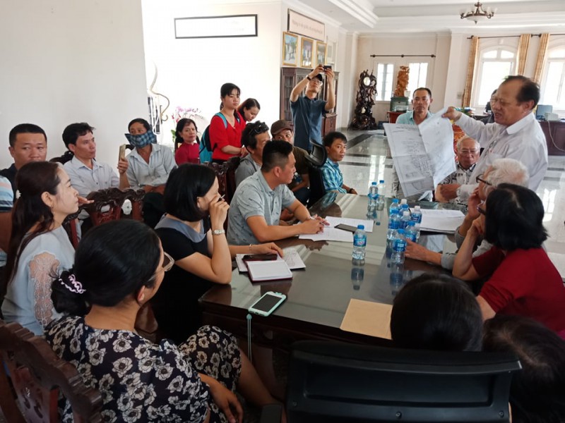 Cư dân từng nhiều lần kêu cứu ở Khu dân cư Nam Sài Gòn nhưng đến nay vẫn chưa được giải quyết.