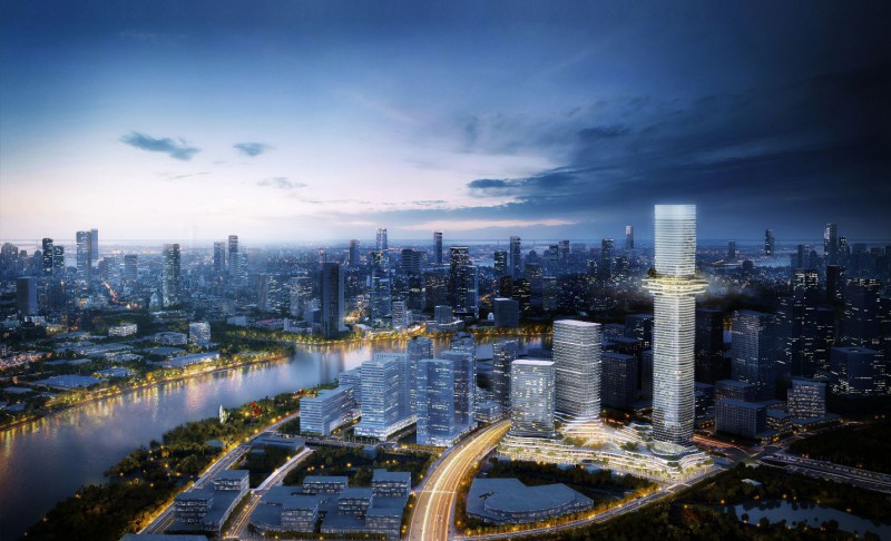  Ảnh phối cảnh dự án Empire City (Nguồn: empirecity.vn).  