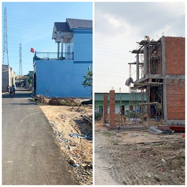 Căn nhà mà theo báo cáo của lãnh đạo xã Phước Thiền, UBND huyện Nhơn Trạch đã xử lý, ngưng thi công thì nay đã hoàn thiện và đưa vào sử dụng