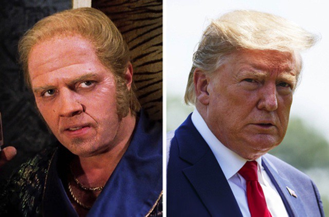 Khi xây dựng hình tượng nhân vật Biff Tannen, đội ngũ biên kịch của Back to the Future, Part II đã dựa vào hình ảnh vị doanh nhân tỷ phú Donald Trump rất nổi tiếng lúc bấy giờ. Dĩ nhiên, sau hơn ba thập kỉ, chẳng ai có thể ngờ được rằng Biff Tannen “phiên bản đời thực” đã trở thành Tổng thống Mỹ.