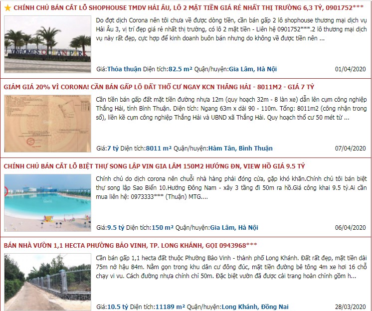 Thực hư đằng sau làn sóng rao bán cắt lỗ bất động sản? - Ảnh 1.