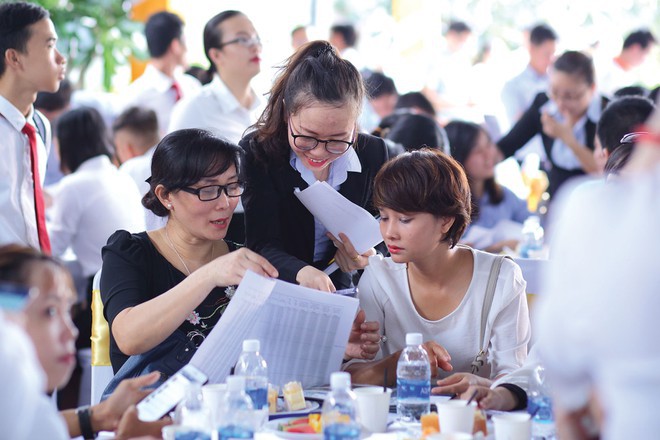 doanh nghiệp môi giới gần đây liên tục tuyển nhân sự trở lại. Ảnh: Gia Huy