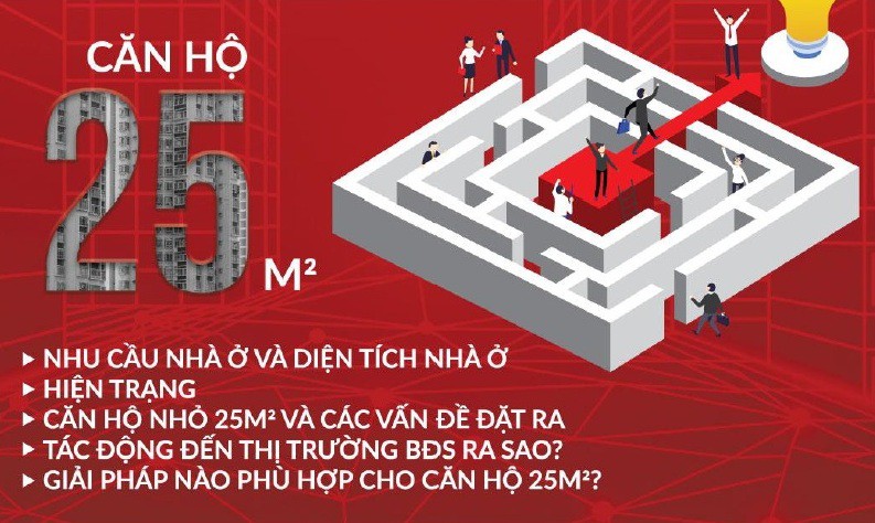 Căn hộ 25m2: Nhu cầu và giải pháp