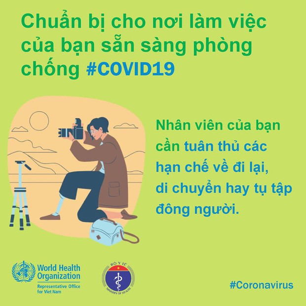 Một vài lưu ý cần nhớ khi đi làm trong thời điểm có thêm ca nhiễm COVID-19 mới