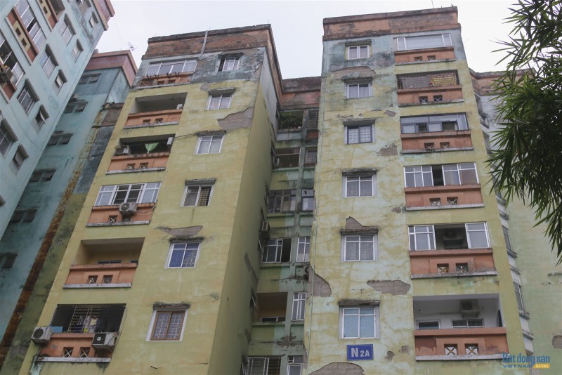 Xuống cấp, nhếch nhác khu nhà ở tái định cư