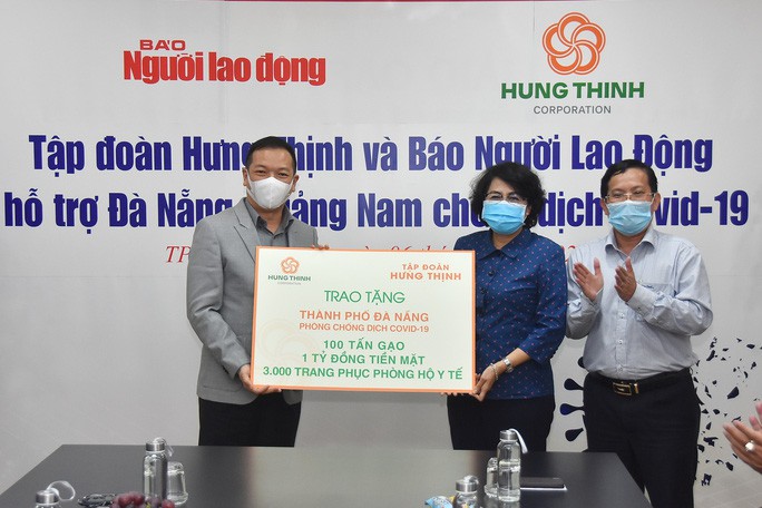 Gần 5 tỉ đồng hỗ trợ Đà Nẵng, Quảng Nam phòng, chống Covid-19 - Ảnh 1.
