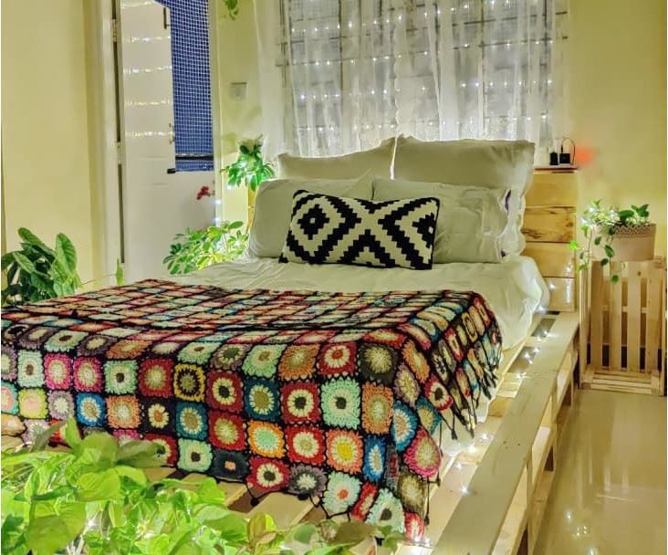 Thân thiện với môi trường cùng giường pallet 