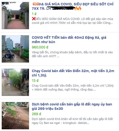 Thận trọng với quảng cáo bất động sản giá rẻ vì dịch Covid-19