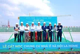 Cất nóc CC NOXH LA Home: “Mảnh ghép an cư” sắp hoàn thiện trong hệ sinh thái đô thị – công nghiệp tích hợp