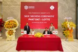 Phát Đạt và Lotte ký kết biên bản ghi nhớ hợp tác dự án Thu Thiem Eco Smart City