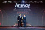 Tổng Giám đốc Amway Việt Nam hai năm liên tiếp được vinh danh Doanh nhân xuất sắc châu Á