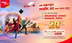 Tin vui: Vietjet ưu đãi 20% mừng đường bay đến sân bay quốc tế Western Sydney, thêm lựa chọn để khám phá Australia