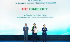 Năm thứ 3 liên tiếp, FE CREDIT giữ vị trí dẫn đầu “Top 5 Công ty Tài chính tiêu dùng uy tín 2026”