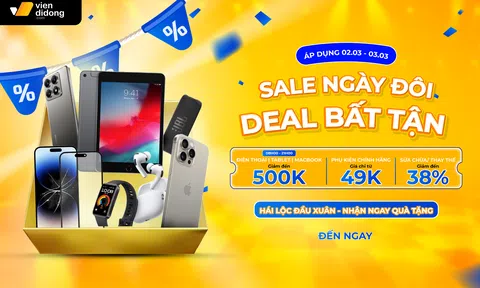 Sale ngày đôi tại Viện Di Động: iPhone 16 Pro Max giảm gần 9 triệu đồng