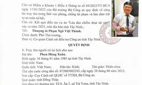 Truy tìm cựu giám đốc chi nhánh ngân hàng liên quan vụ lừa đảo ở Tây Ninh