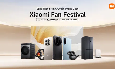 Xiaomi khởi động Fan Festival 2026 với ưu đãi toàn hệ sinh thái