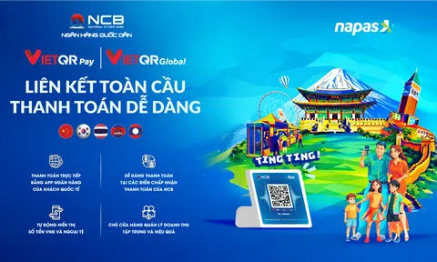 NCB triển khai giải pháp thanh toán xuyên biên giới, giúp doanh nghiệp nội địa hút khách quốc tế