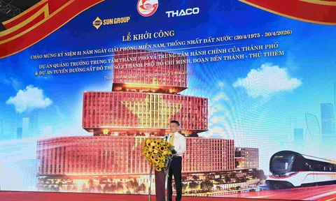 TP. HCM khởi công quảng trường trung tâm và Trung tâm hành chính 29.600 tỷ đồng do Sun Group đầu tư