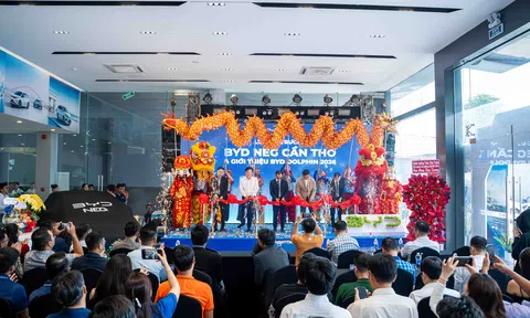 BYD NEG Cần Thơ khai trương, khách hàng bắt đầu đặt cọc Dolphin 2026 ngay ngày đầu ra mắt
