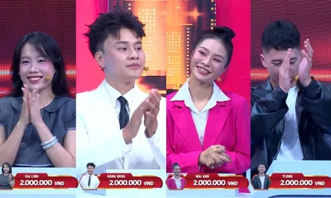 Vận May Gọi Tên Ai? tập 13: MC Đại Nghĩa bất ngờ trước màn đấu trí căng thẳng của dàn khách mời trẻ