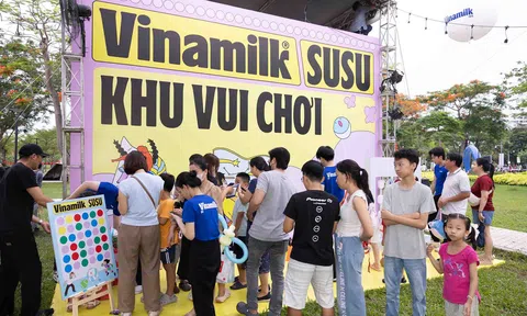 Hàng nghìn trẻ em hào hứng “chơi để học” cùng Vinamilk tại Phú Mỹ Hưng