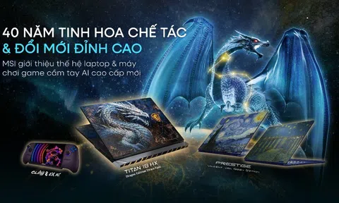 COMPUTEX 2026: MSI khẳng định vị thế công nghệ với Titan 18 HX Dragon Edition Draco Epic và Claw 8 EX AI+
