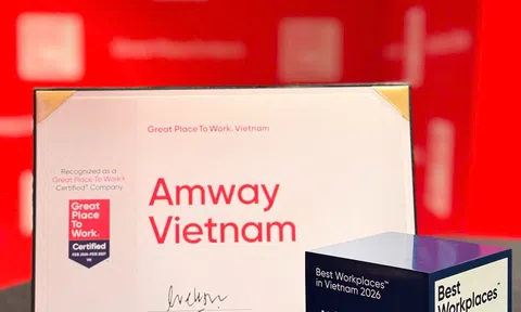 Amway Việt Nam hai năm liên tiếp đứng top nơi làm việc xuất sắc hàng đầu Việt Nam 2026