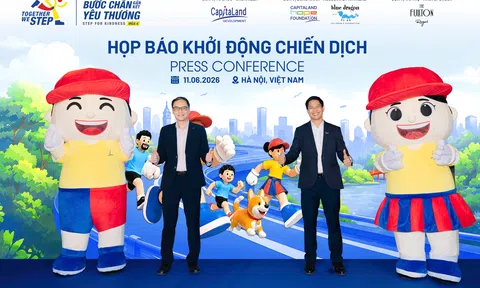 “Bước chân gắn kết yêu thương” mùa 4: CapitaLand Development cam kết tài trợ 98.000 USD hỗ trợ trẻ em yếu thế