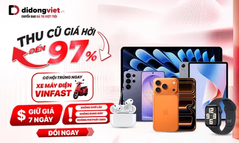Di Động Việt đẩy mạnh thu máy cũ, khách có thể bán lại hoặc bù tiền lên đời