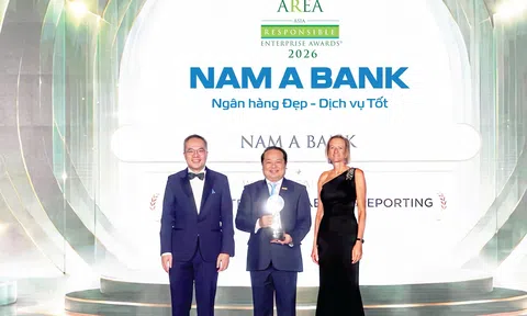 Nam A Bank nhận giải thưởng quốc tế về báo cáo phát triển bền vững