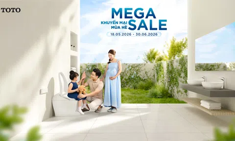 TOTO Việt Nam gia hạn siêu ưu đãi mùa hè: Cùng TOTO “Tô điểm tiện nghi, Tô màu cuộc sống” trọn vẹn hơn.