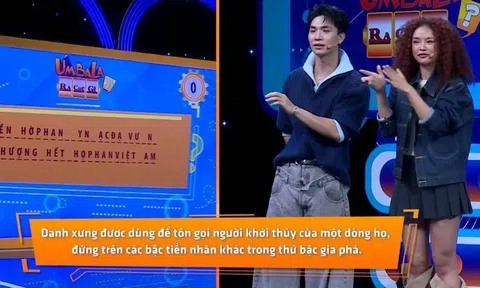 Úm ba la ra chữ gì: Minh Hưng - Như Mỹ bứt phá giành 40 triệu đồng