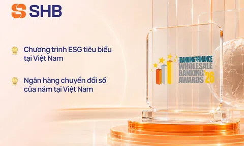 The Asian Banking and Finance vinh danh SHB là Ngân hàng chuyển đổi số của năm và Chương trình ESG tiêu biểu