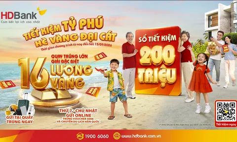 HDBank tiếp tục trao cơ hội “đại cát” tới khách hàng gửi tiết kiệm