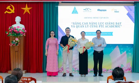 PTE Magic ra mắt công nghệ AI hỗ trợ đánh giá tiếng Anh tại Vĩnh Long