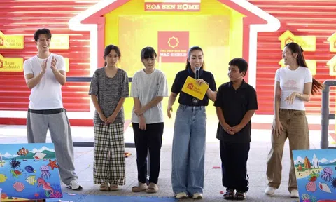 Mái Ấm Gia Đình Việt: Trần Ngọc Vàng khóc nghẹn, cùng FC lan tỏa yêu thương