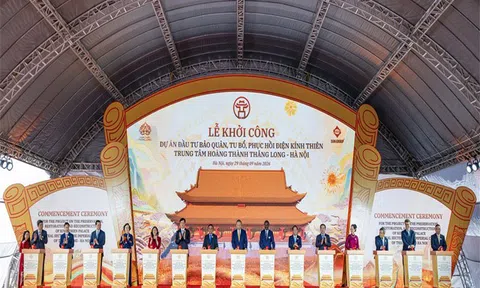 Hà Nội: Khởi công Dự án đầu tư bảo quản, tu bổ, phục hồi Điện Kính Thiên
