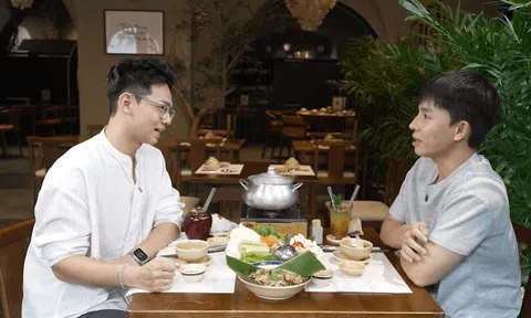 Nam Khánh, Kan Hy khám phá nhà hàng chay độc đáo giữa lòng Sài Gòn