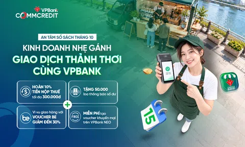 VPBank tặng 50.000 loa thông báo biến động số dư cho hộ kinh doanh