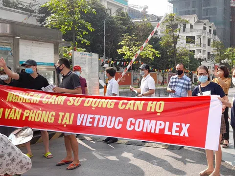 Cư dân chung cư Việt Đức Complex kêu cứu vì căn hộ để ở biến thành văn phòng giữa dịch Covid-19