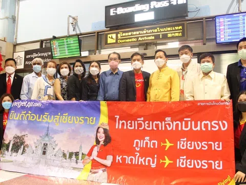 Vietjet khôi phục thêm hai đường bay và đạt mốc vận chuyển  10 triệu hành khách tại Thái Lan