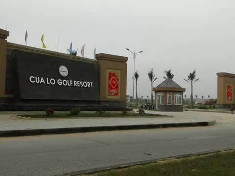 Nghệ An: Dự án sân golf, biệt thự Cửa Lò "treo" 15 năm