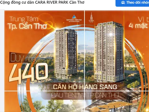 Cảnh báo quảng cáo, rao bán dự án Cara River Park