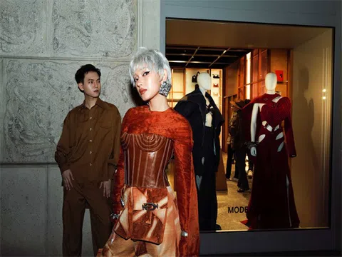 Châu Bùi và NTK Phan Đăng Hoàng - Hai niềm tự hào của ngành thời trang Việt Nam tỏa sáng tại Milan Fashion Week 2023