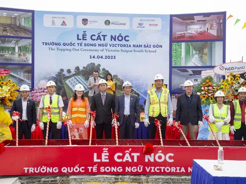 Lễ cất nóc 'Trường học hạnh phúc' - Victoria Nam Sài Gòn