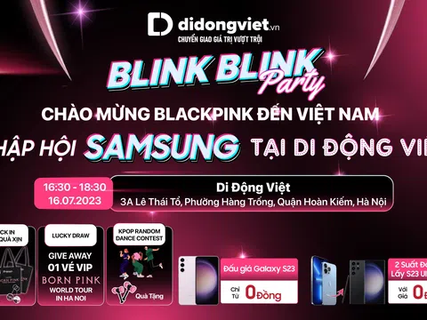 Đấu giá Galaxy S23 từ 0 đồng, cùng cơ hội nhận vé VIP concert Born Pink