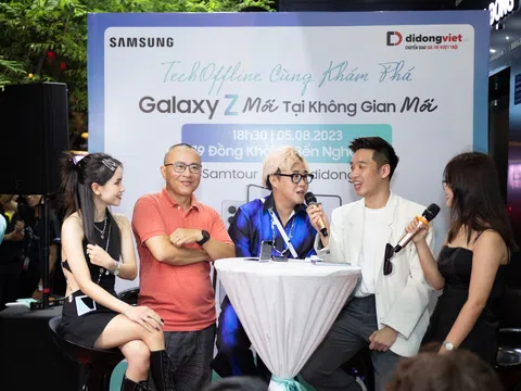 Di Động Việt tổ chức Tech Offline: Cùng khám phá Galaxy Z mới tại không gian mới