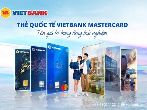 Thẻ quốc tế Vietbank Mastercard - tôn giá trị trong từng trải nghiệm